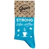 Moteriškos kojinės „Strong like coffee“