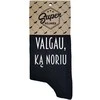 Moteriškos kojinės „Valgau, ką noriu“