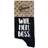 Moteriškos kojinės „Wife.Mom.Boss“