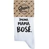 Moteriškos kojinės „Žmona. Mama. Bosė“