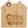 Namelio formos bambukinė pjaustymo lentelė "Tėčio užkanda"