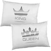 Pagalvių užvalkalų komplektas "King and Queen"