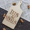 Pjaustymo lentelė su rankena "Senelis žino viską" (30cm)