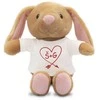 Pliušinis zuikutis "Binky - meilė" su Jūsų pasirinktais inicialais (18 cm)