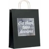 Popierinis dovanų maišelis "Čia slypi tavo dovana"