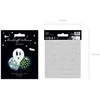 PartyDeco Premium balionai "Booooo" (3vnt)