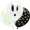 PartyDeco Premium balionai "Booooo" (3vnt)
