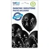 Premium balionai "Šokantys skeletai" (6vnt)