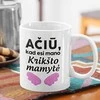 Puodelis "Ačiū, kad esi mano krikšto mamytė"