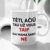 Puodelis "Ačiū, Tėti"