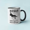 Puodelis "Bosas neima kyšių"