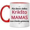 Puodelis "Geriausia Krikšto Mama"
