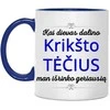 Puodelis "Geriausias Krikšto Tėtis"
