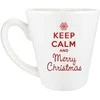 Puodelis "Keep calm Merry Christmas"