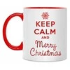 Puodelis "Keep calm Merry Christmas"
