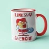 Puodelis "Linksmos šventės"