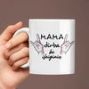 Puodelis "Mama dirba be išeiginių"