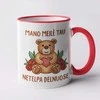 Puodelis "Mano meilė Tau netelpa delnuose"