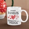 Puodelis "Mokytojo širdis"