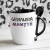 Puodelis su šaukšteliu "Geriausia mamytė"