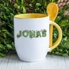 Puodelis su šaukšteliu "Jonas"