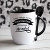 Puodelis su šaukšteliu "Nerealus krikštatėvis"