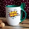 Puodelis su šaukšteliu "Super mama"