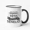Puodelis "Tik geriausias tėtis paaukštinamas iki senelio"
