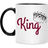 Puodelių komplektas porai "King &amp; Queen"