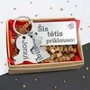 Raktų pakabukas "Šis tėtis priklauso" su Jūsų pasirinktais vardais