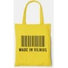 Spalvotas medžiaginis maišelis "Made in Vilnius"