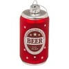 Stiklinis eglės žaisliukas "BEER"