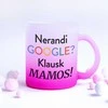 Stiklinis matinis puodelis "Klausk mamos"