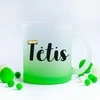 Stiklinis matinis puodelis "Tėtis"