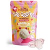 Supergarden STAR CANDIES šaltyje džiovinti vaniliniai ledai su kietuoju sūriu ir spanguolėmis, 50g