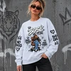 Unisex pastelinis džemperis "Bosė be ofiso"