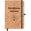 Užrašų knygelė kamštiniu viršeliu "Genialioms idėjoms" (A5)
