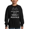 Vaikiškas džemperis "Varau į mokyklą" (be kapišono)