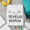 Vaikiški marškinėliai "Tėvelio kopija"