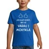 Vaikiški marškinėliai "Varau į mokyklą"