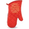Virtuvinė kepimo pirštinė "Mamos stebuklų virtuvėlė"