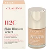 „Clarins Skin Illusion Velvet Matte Natural Finish“ skystas makiažo pagrindas, 112C Amber, 30 ml