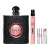 Kvepalų rinkinys moterims Yves Saint Laurent Black Opium (EDP, 90 ml + EDP, 10 ml + lupų dažai YSL Loveshine: spalva: 44, 1.3 g)