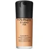 Matinis makiažo pagrindas MAC Studio Fix Fluid SPF 15 24HR Matte Foundation + Oil Control, spalva: NC35, 30 ml