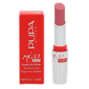 Pupa Milano Miss Pupa Itin ryškūs, krištolo efekto lūpų dažai, 2,4 ml, spalva - 102 Candy Nude