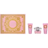 Versace Bright Crystal rinkinys moterims (kvepalai EDT, 50 ml + kūno losjonas 50 ml + dušo želė 50 ml)
