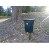 Keturkampė šiukšiadėžė šunų ekskrementams, 30 l, žalia