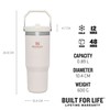 Gertuvė Stanley Iceflow™ su šiaudeliu, 0,89 l (10-09993-196)