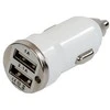 Toti T-CC22 Dual USB Car Charger with lightning cable 2.1A (Baltas)