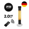 Infraraudonųjų spindulių šildytuvas Trotec IRS 2000 E, iki 15 m², 2000 W